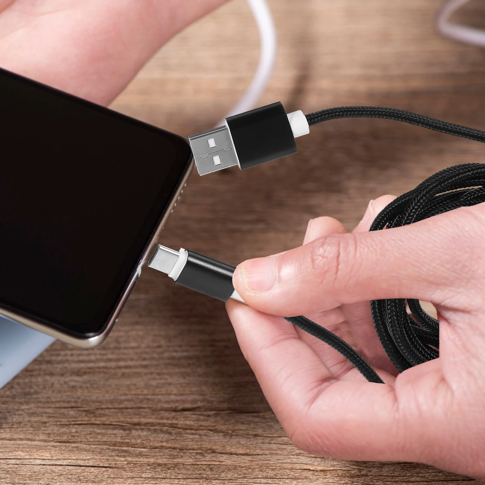 

Кабели для быстрой зарядки кабелей для передачи данных USB-шнур для плетения шнуров типа сотового телефона в оплетке