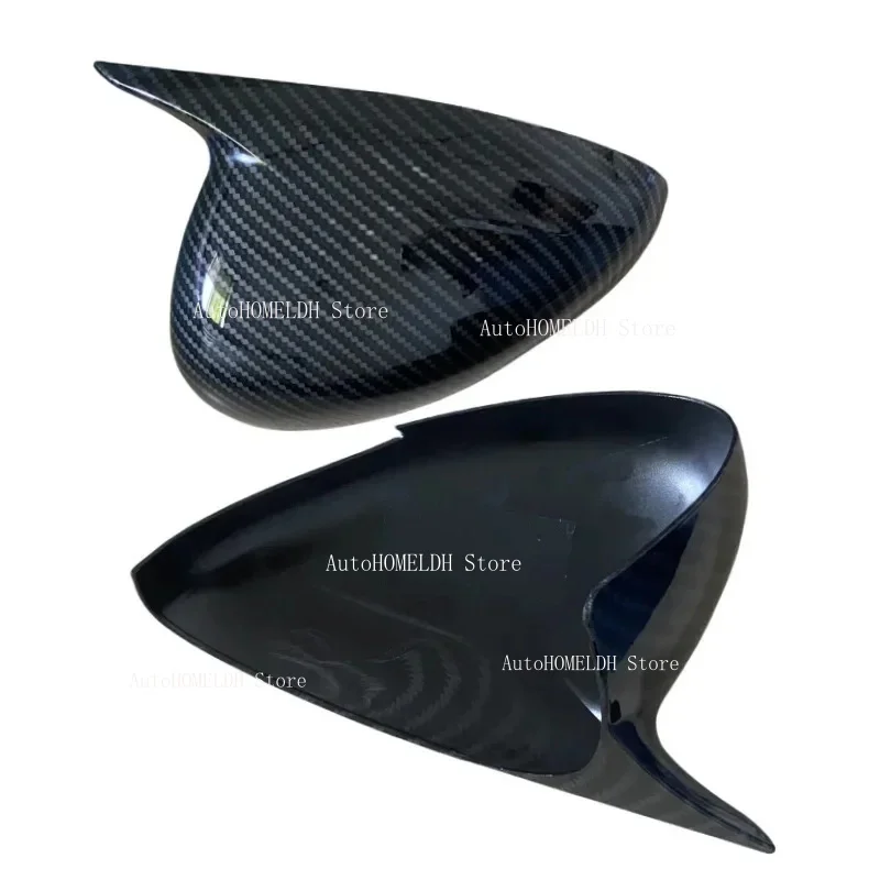 

Car Rearview Side Mirror Cover Wing Cap Rear View Case Trim Fit For Peugeot 508 For Citroen C4L 2013-2015 2016 Carbon Fiber