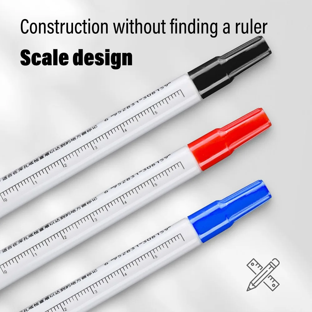 1/2/3 шт., набор фломастеров с длинной головкой и глубоким отверстием
