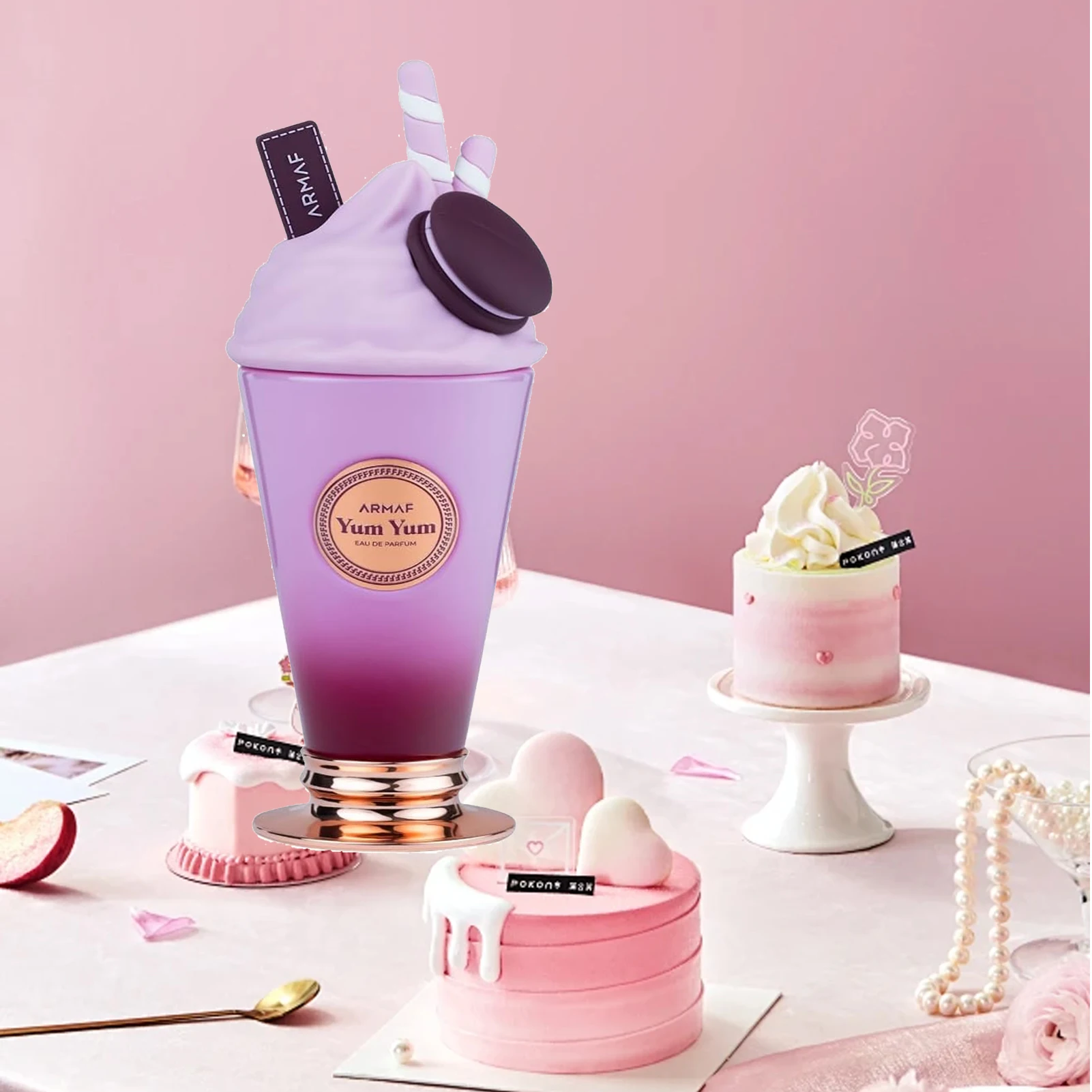 

Armaf Yum Yum Парфюмерная вода для женщин (3,4 унции/100 мл) — стойкий аромат, экономка повседневной убор