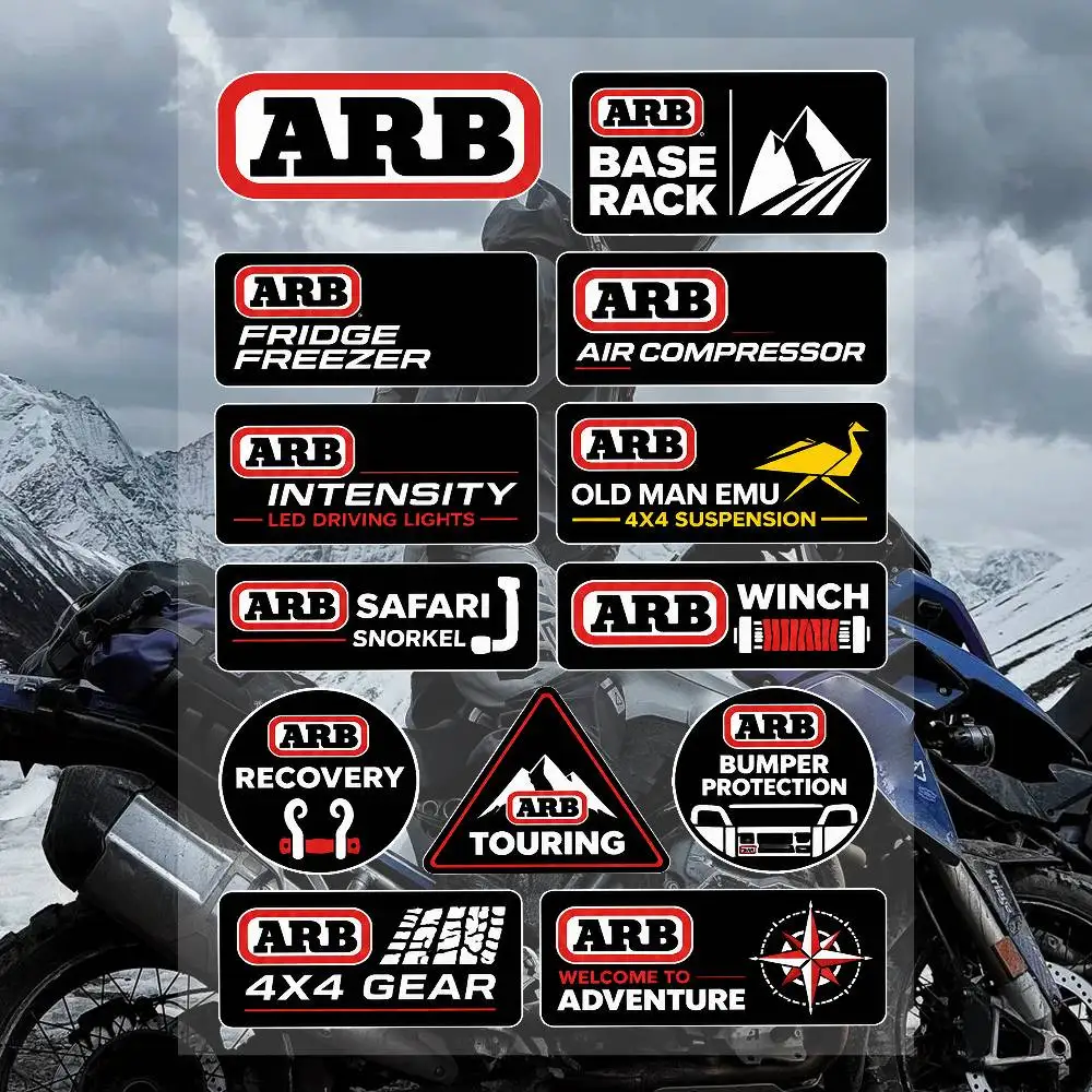 A-a--arb-s Streetwear Brand Stickers Set Waterproof Vinyl Decals For Laptop Helmet Skateboard Motorcycle Car Phone Case