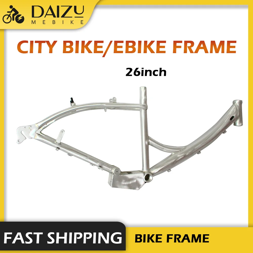 

Bike Rim Bicycle Cycling Accessories Parts 26 Inch Bike Frame Speed V Brake Pieces 26 Ebike Frameset Aluminum Alloy for Adult