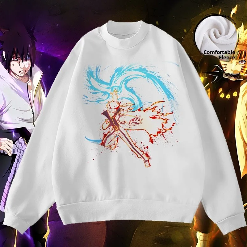 

Мужская толстовка с длинными рукавами и флисовой подкладкой от IPPUDEN Collaboration, теплая повседневная уличная одежда, зимняя коллекция