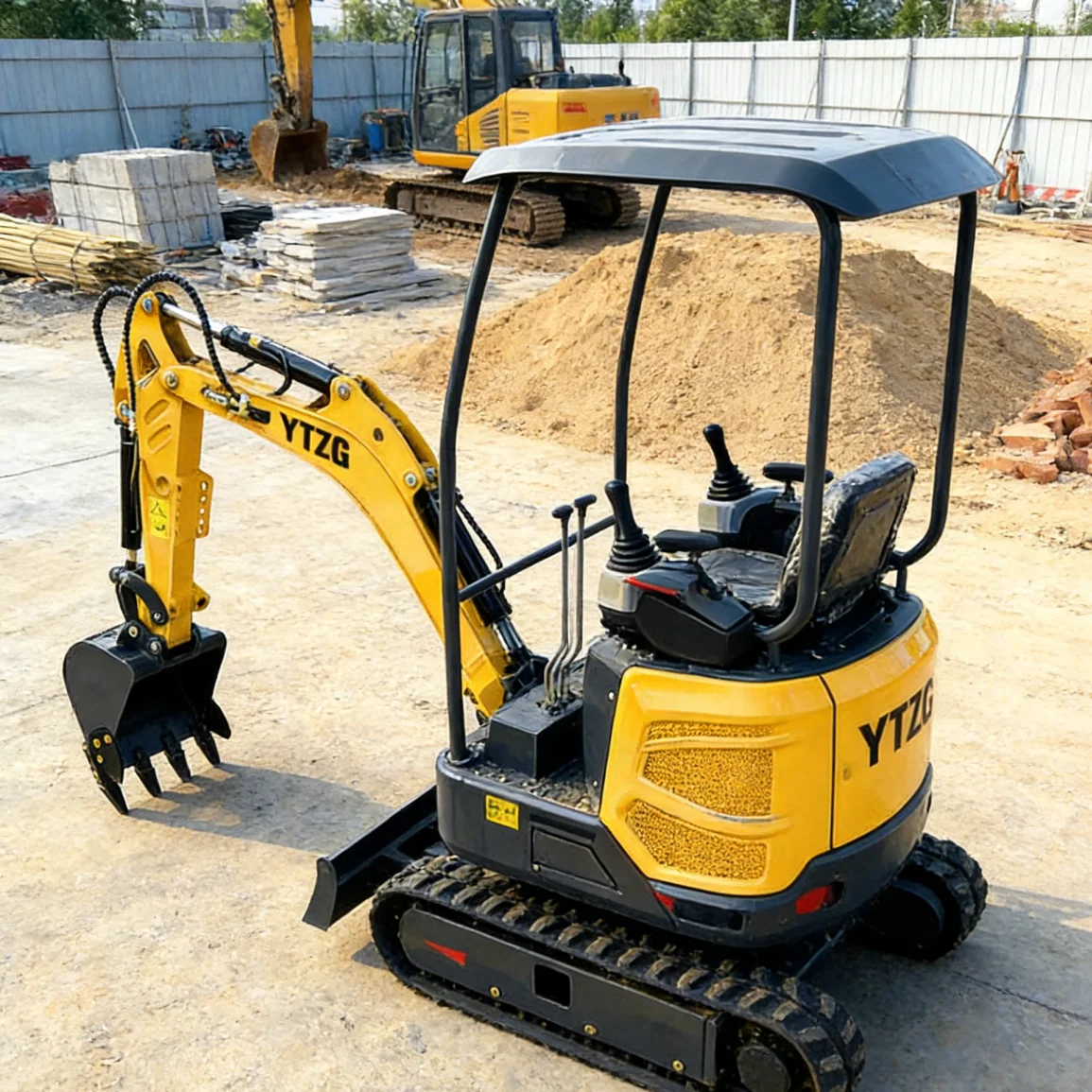 

Customized 2.0 Ton Mini Excavator with Attachments Hydraulic Digger for Garden Farm Construction with EPA Engine for Sale