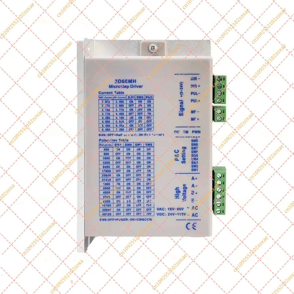 2D68MH Substitute YKC2608M-H Stepper Motor Driver For NEMA23 NEMA34 AC 18-80V High Power Controller Board Module