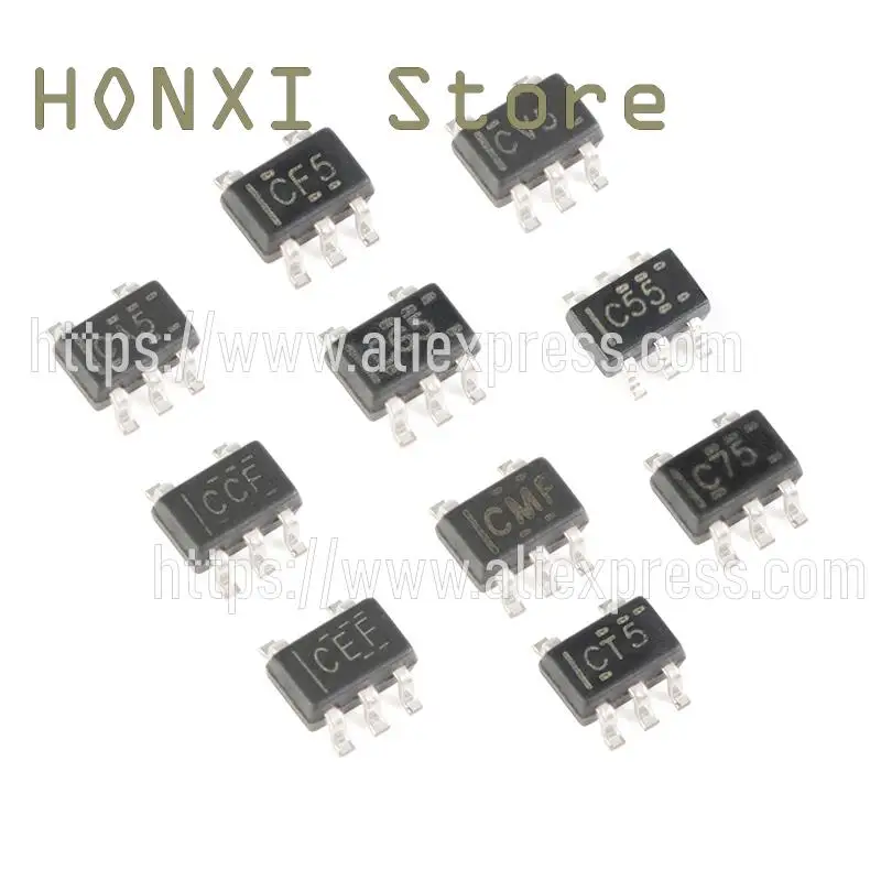 50PCS SN74LVC1G00DCKR 74LVC1G04 74LVC1G06 1G07 1G08 1G14 1G17  1G32 1G125 DCKR SOT353 Logic chip