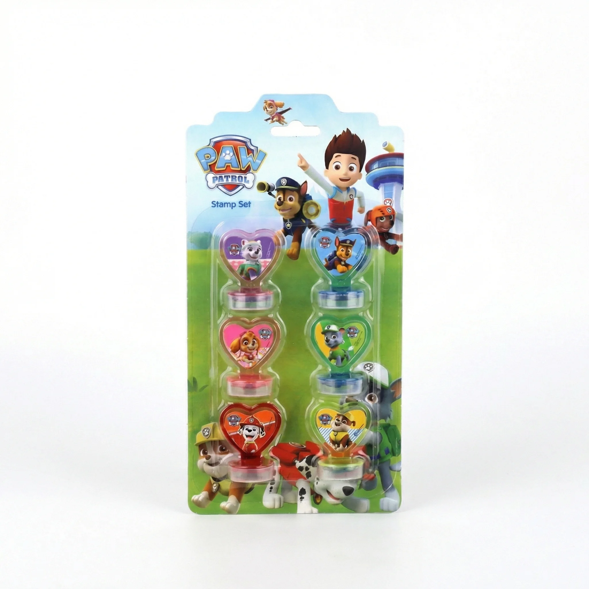 Paw Patrol Stamps Toy Cartoon Dog Stamp Set Kids Birthday Party Favors Preschool Arts Crafts Supplies Chase Marshall Skye Gift