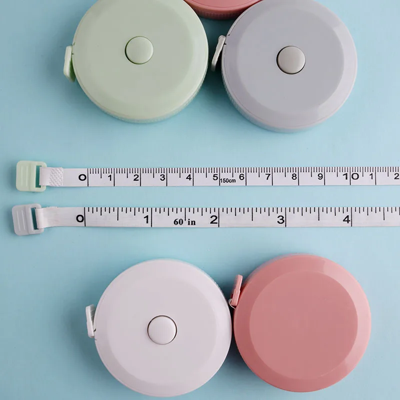 Retractable Measure Tape Body Measurement Belt Tailor Sewing Cloth Craft Centimeter Inch Children Height Ruler Gift