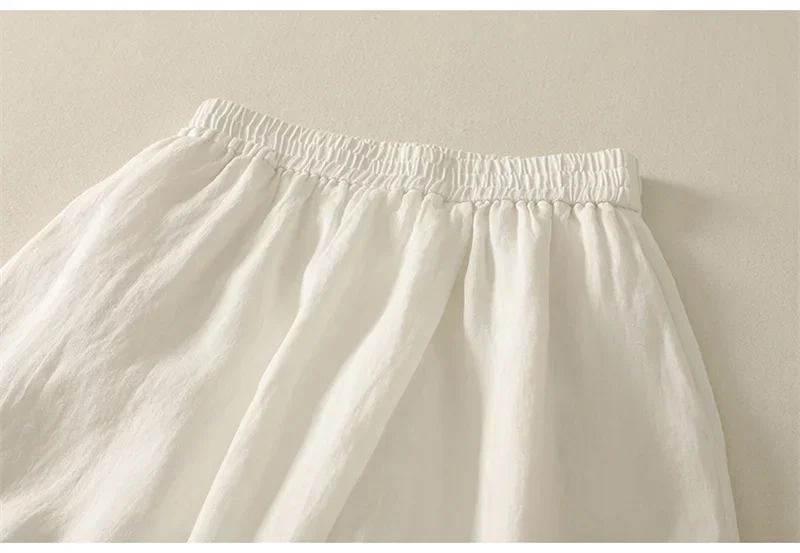 2025 Pantaloni larghi elastici della nuova primavera Donna Pantaloni da donna letterari di moda coreana Abbigliamento femminile solido casual