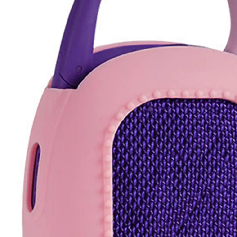 Speaker Carrying Cover Silicone Protective Travel Case Shockproof Impact Resistant Cover Easy to Install Speaker Case for Jbl