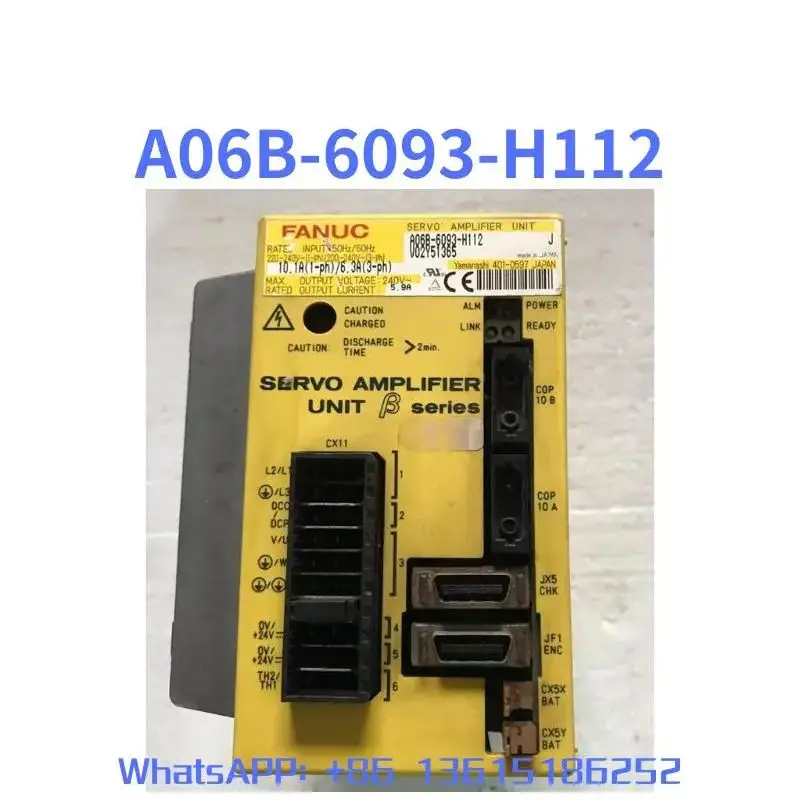 A06B-6093-H112 Used drive running function OK