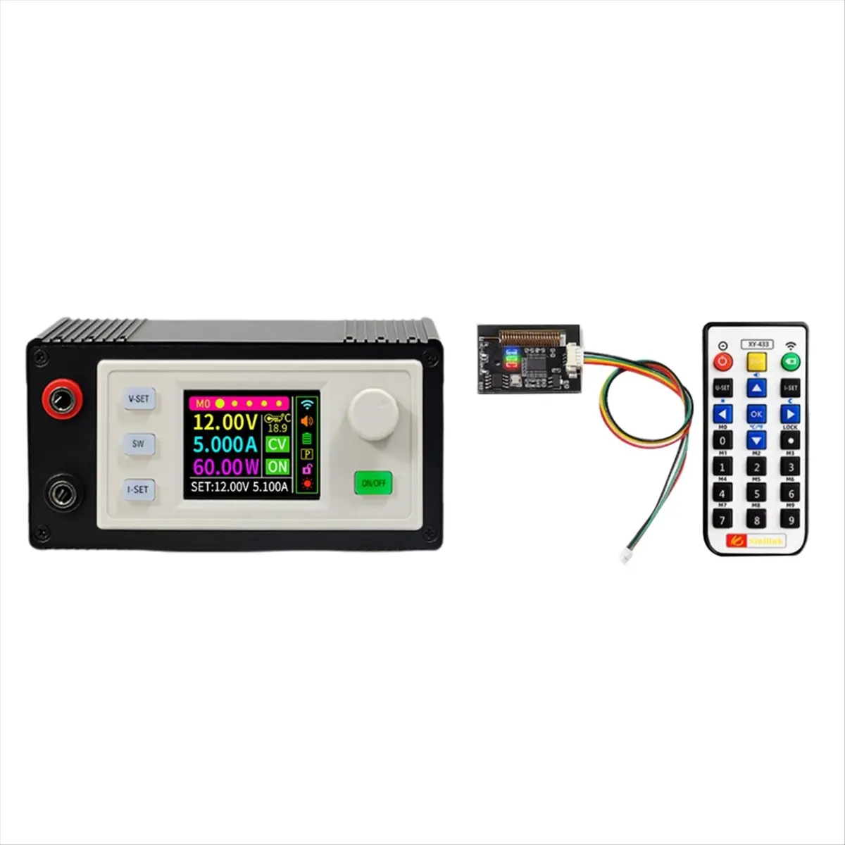 ABGN SK150S CNC Finished+433M Kit Adjustable DC Voltage Regulator Constant Voltage Constant Current 8A 150W Step-Down Module