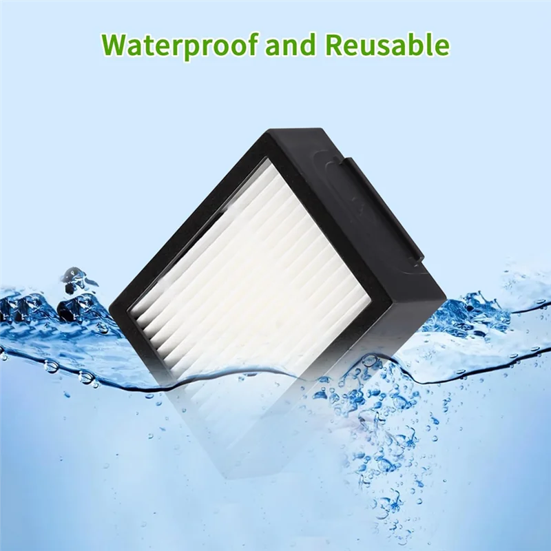 B58B-12 Piece Cleaning Brush Filter For Irobot Roomba E5 E5154 E6 I7 I7+ I7156 I1 I3 I4 I8 (Not For Combo J7+), Filter HEPA