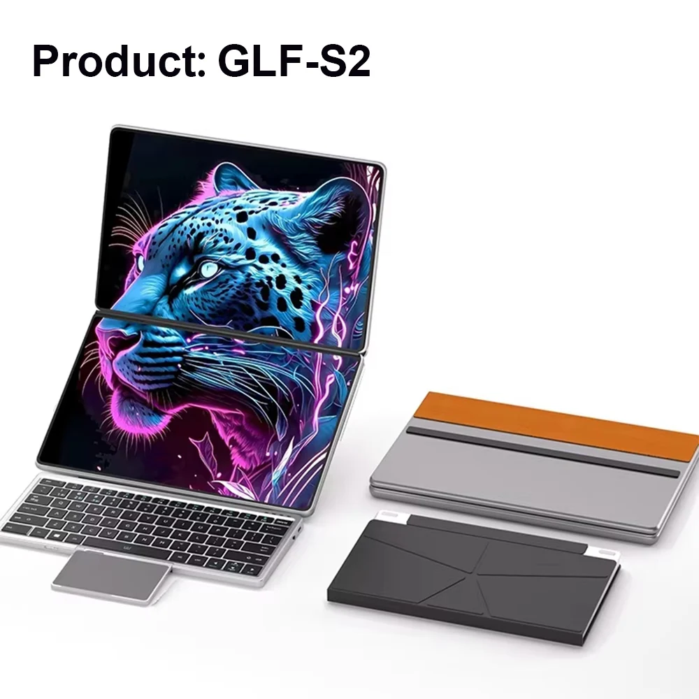 GLF-S2 Laptop a doppio schermo da 10,9+10,95 pollici Intel i3 1215U N100 Touchscreen Notebook WIFI 6 180 °   flip Win11 Laptop Tablet Computer