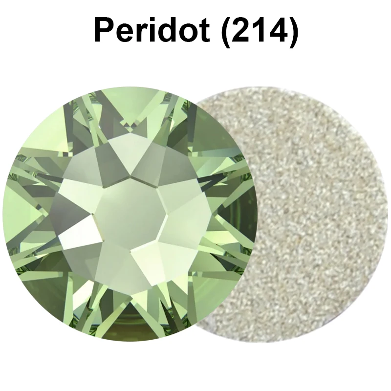 

Peridot Eight Large and Eight Small Flat-bottomed Strass 16 Faceted Crystal Drills Xirius Stickers Diy Jewelry Garment