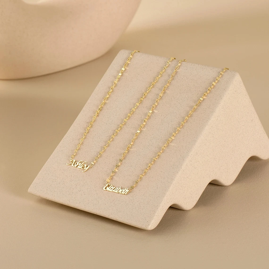 Custom Name Necklace Lip Chain for Men Women Pendant Stianless Steel Personalized Sequin Chain Birthday Chrismas Jewelry Gift