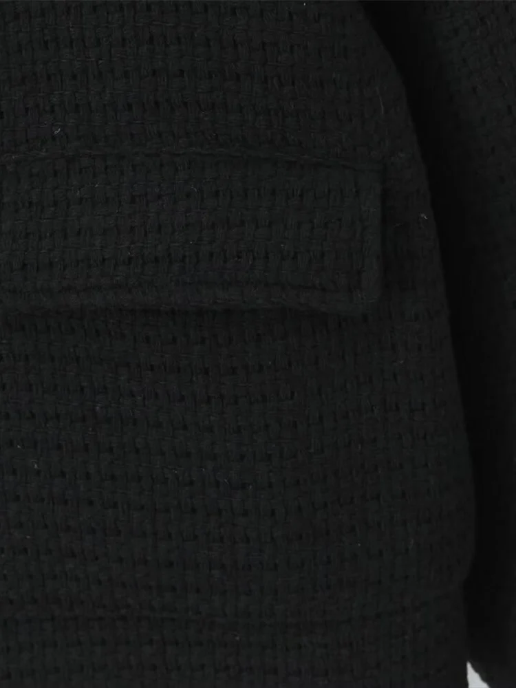 유럽 스타일 신상 여성 패션 다용도 기질 솔리드 컬러 퀼팅 긴 소매 작은 스탠드 칼라 면 코트