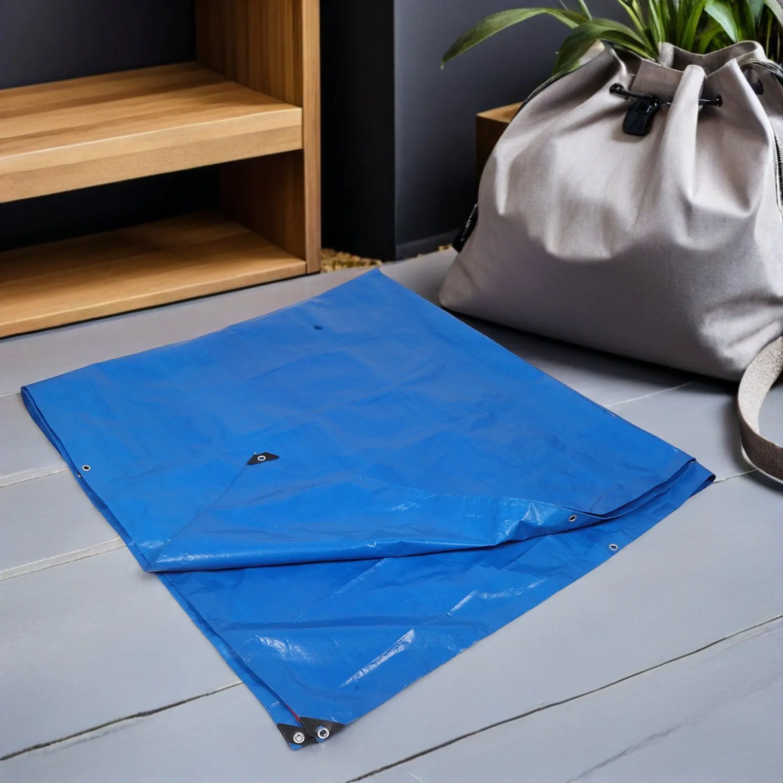 

Водонепроницаемый тент-покрывало 4x3 м (13x9.9 футов) для улицы, сверхпрочный, УФ-стойкий, устойчивый к разрывам, для садовой мебели и укрытия для дров