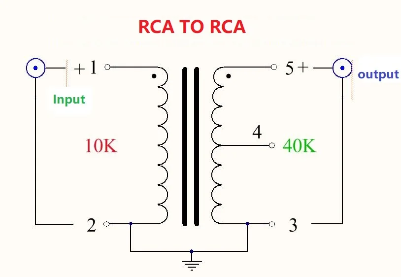 Permalloy 10K:40K Audio Transformer Copper Plated Shield 2x Boost Transformer Frequency Response 20Hz ~ 62KHz -1.5DB