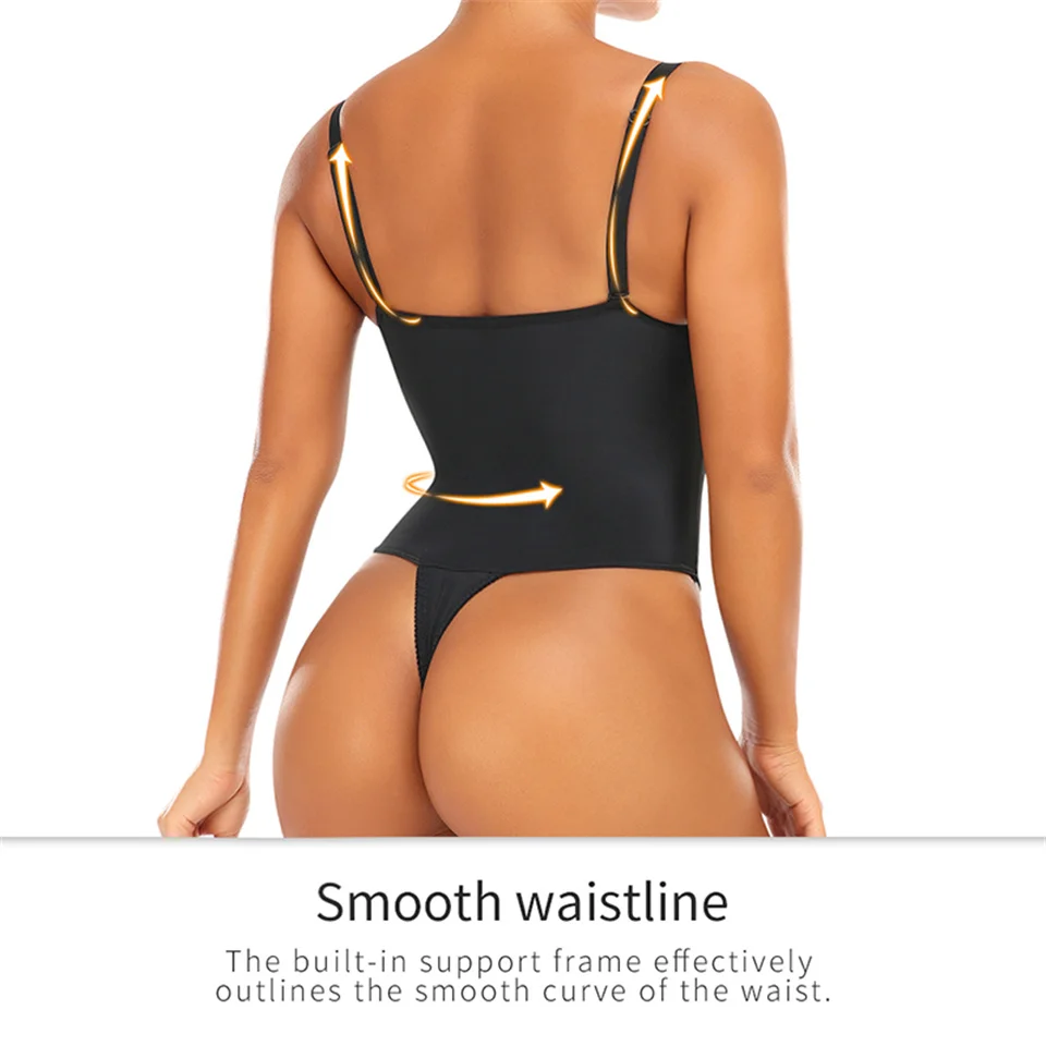 Spitzen-Bodysuit mit Füllschale für Damen, Hautfarbene Enge Bodys, Einfarbiger Netz-Bodysuit, Sexy Shapewear, Figurformender Body – Detail 18
