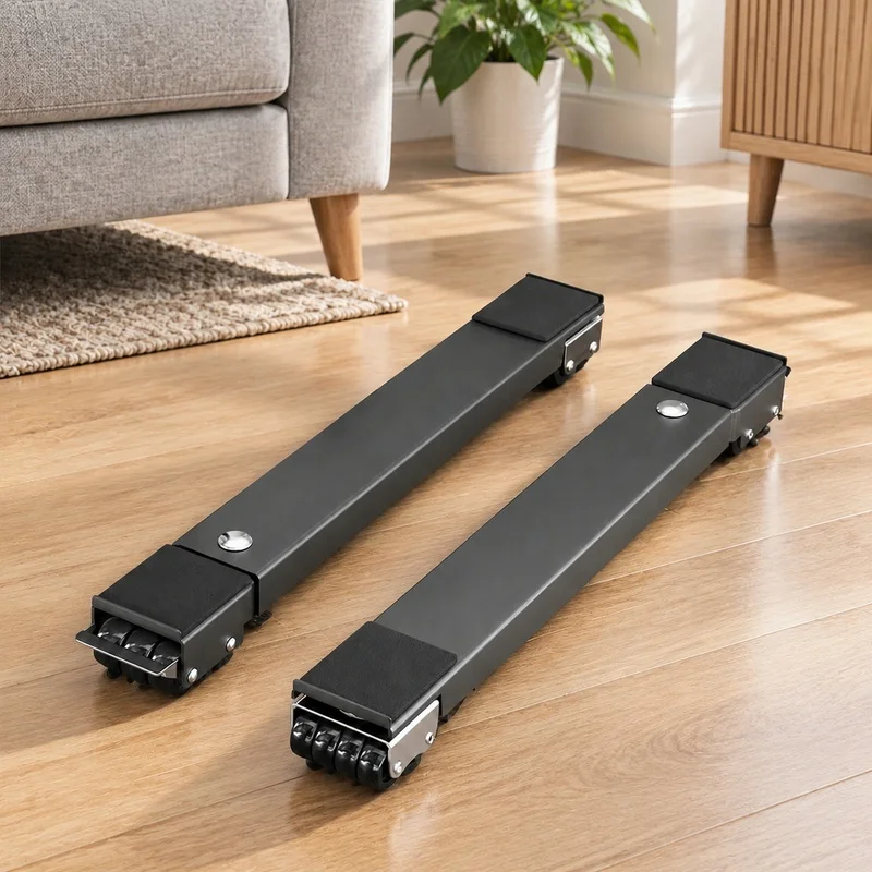 Set of 2 Heavy-Duty Furniture Dollies with 24 Swivel Wheels for Moving Large Appliances