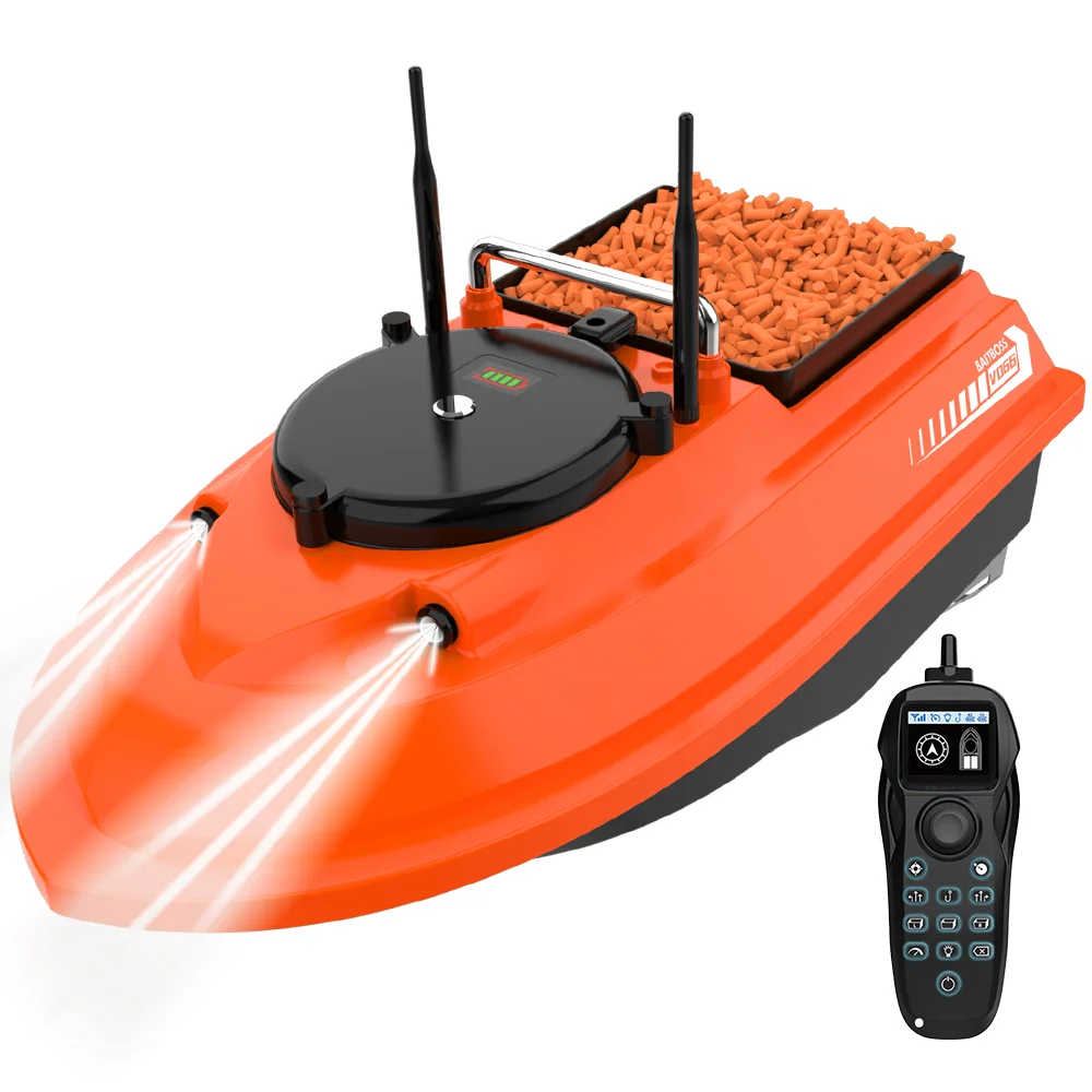 

New V066 12V Brushless Power 20km/h High-Speed 1000M Range 3KG Load RC Surfer Fishing Bait Boat Carp Sea Fishing