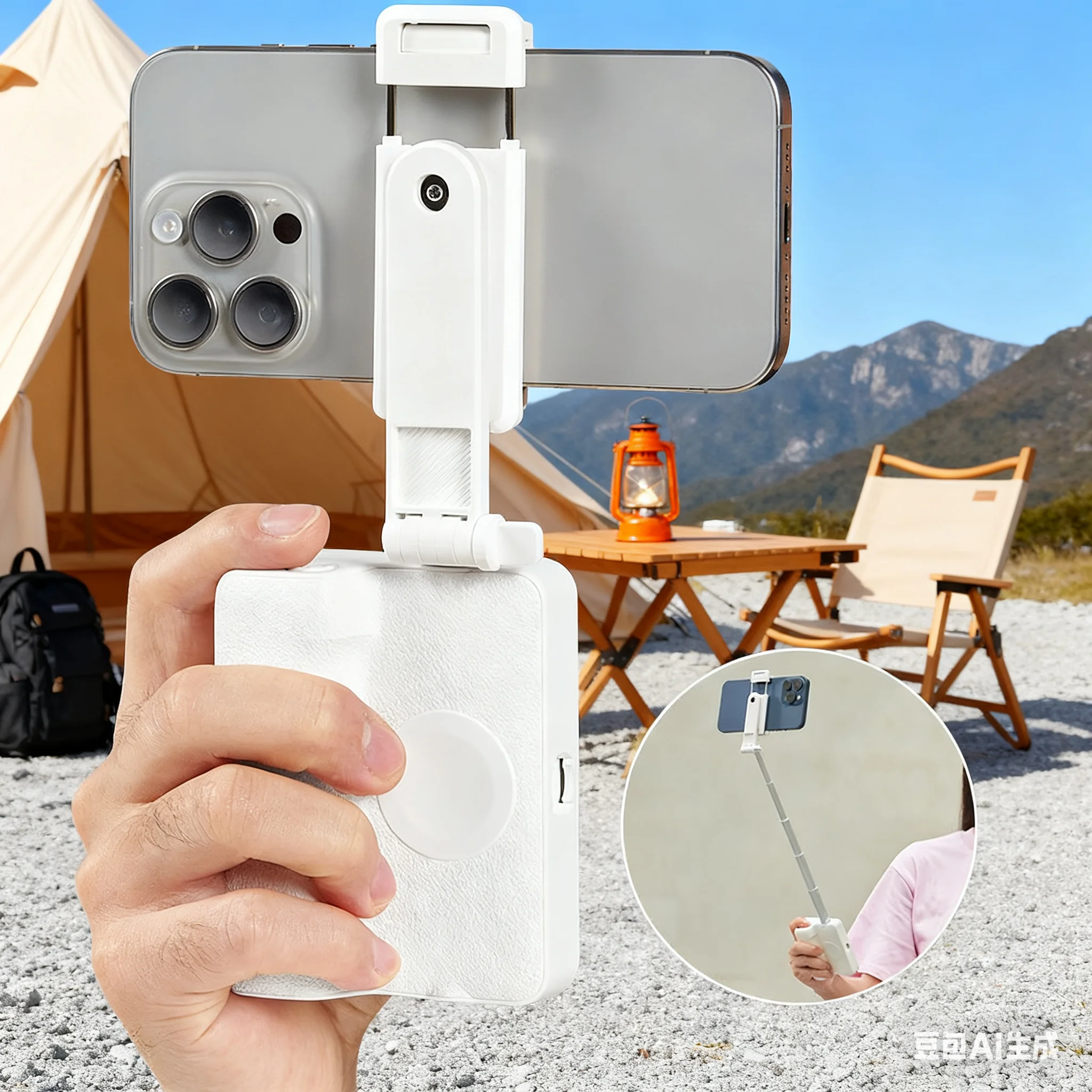 

Подставка для селфи для мобильного телефона с заполняющей подсветкой, настольный выдвижной держатель, портативный многофункциональный ручной стабилизатор для путешествий