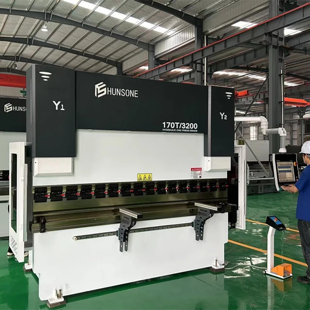 HUNSONE الهيدروليكية الصلب لوحة بندر CNC الصحافة الفرامل