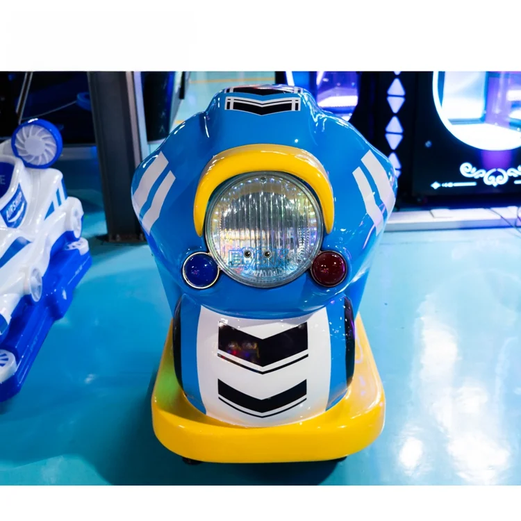 High Quality Fiberglass Kiddie Rides Cartoon Vehicle Model Coin Operated Kids Ride Rocking Car Game Machine