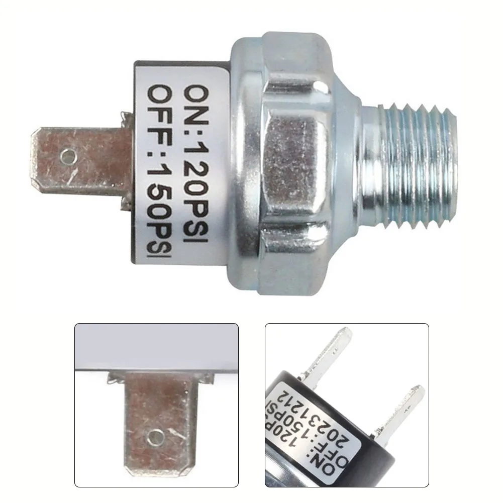 Imagem -03 - Interruptor de Pressão de Compressor de ar para Chifre Aplicações de Suspensão 120150psi 170200psi
