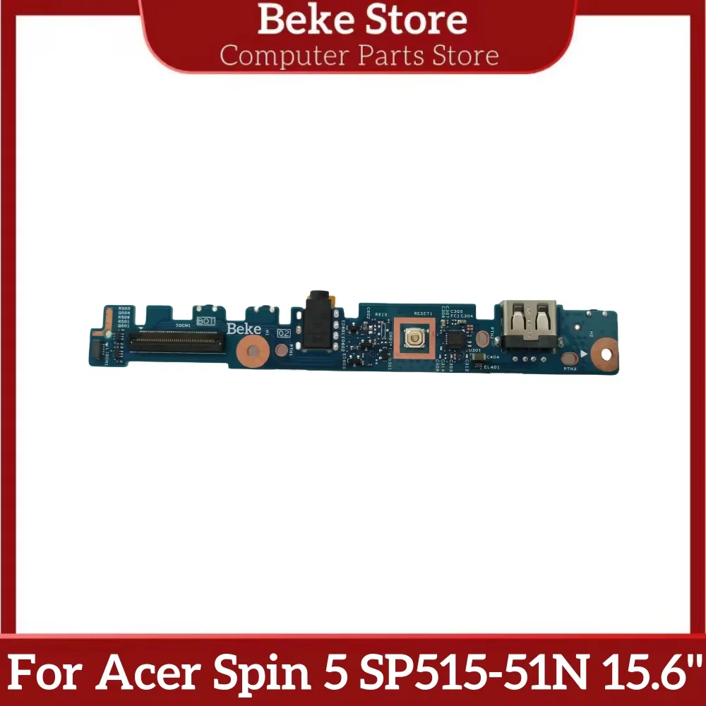 

Beke для Acer Spin 5 SP515-51N 15,6 "ноутбука с питанием от USB, устройство чтения аудиокарт, светодиодная плата 448.0CR12.0011