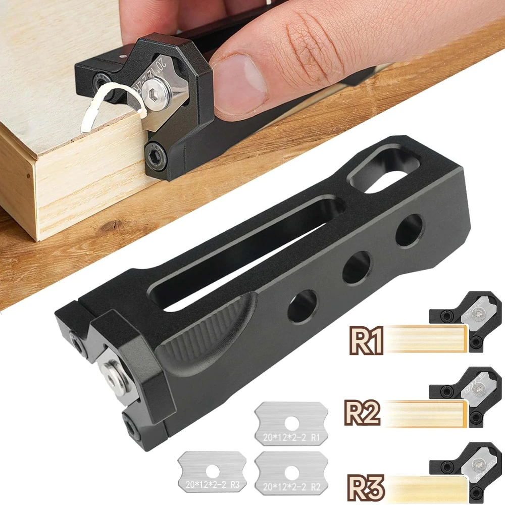 Professional Edge Banding Trimmer Kit  Adjustable with Tungsten Blades for Flush Trim Chamfer & Rounded Edges on Wood PVC Veneer