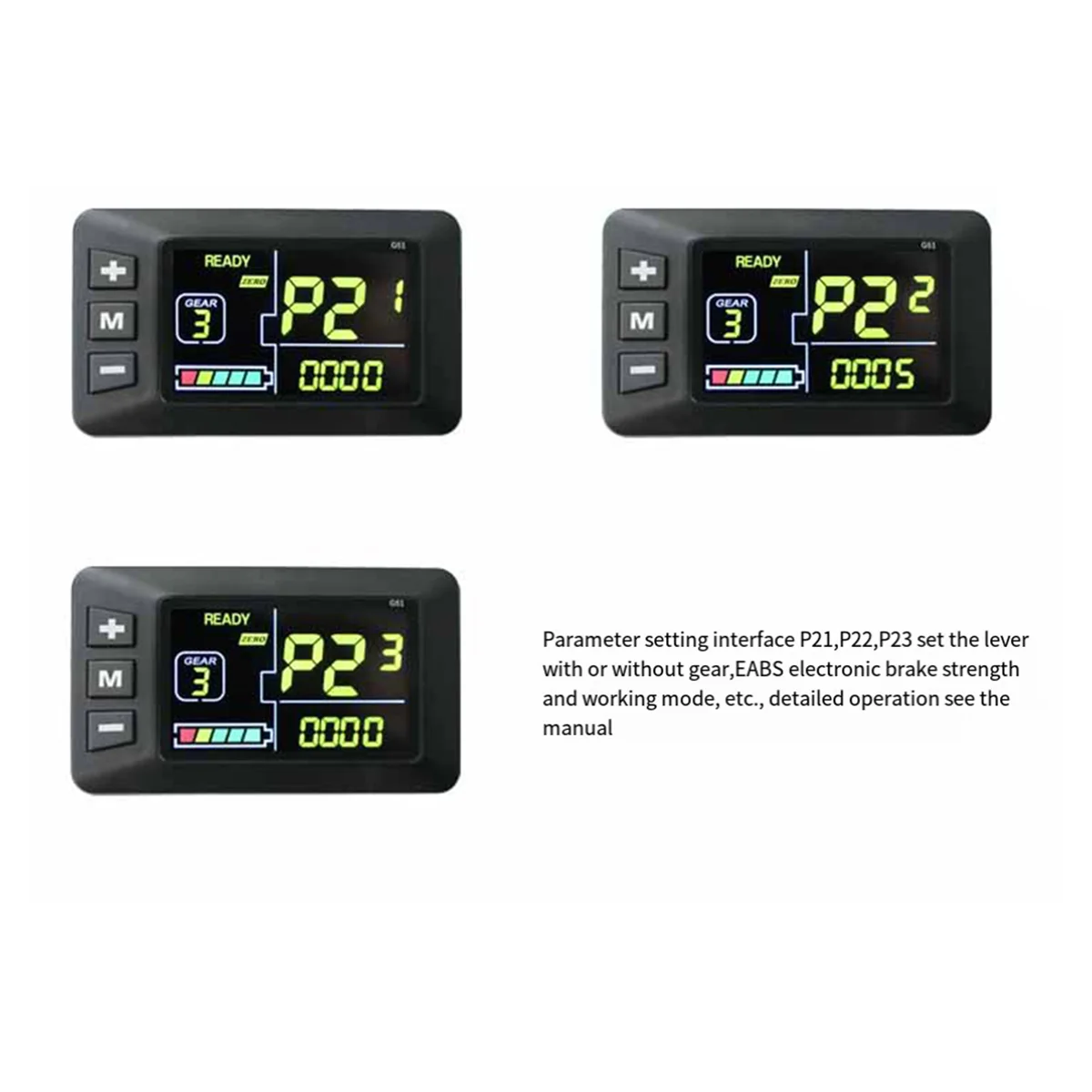 24/36/48V G51 Instrument Controller Set LCD Display High Temperature Resistant Scooter Electric Bike Accessories