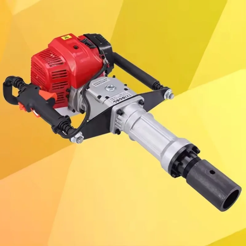 Petrol Post Pile Driver 55mm 70mm 100mm Portable Hand Held Pile Driver