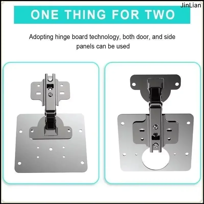 2pcs Hinge Repair Plate Cabinet Furniture Drawer Foldable Table Window Door Hinger Stainless Steel Plate Hardware Accessories