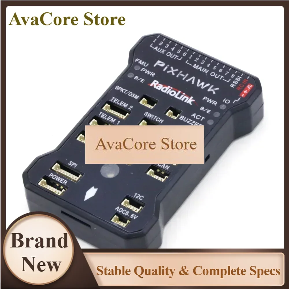 AvaCoreRadiolink Pixhawk PIX APM Flight Controller Combo With GPS Holder M8N Buzzer 4G SD Card Telemetry Module Mounting Foam
