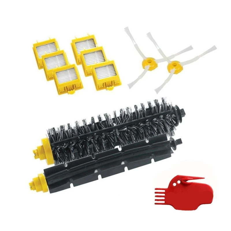 AD24 Ersatzset für Irobot Roomba 700-Serie 760 772 774 775 776 780 782 785 786 Zubehör Bürstenrollenfilter Bürste