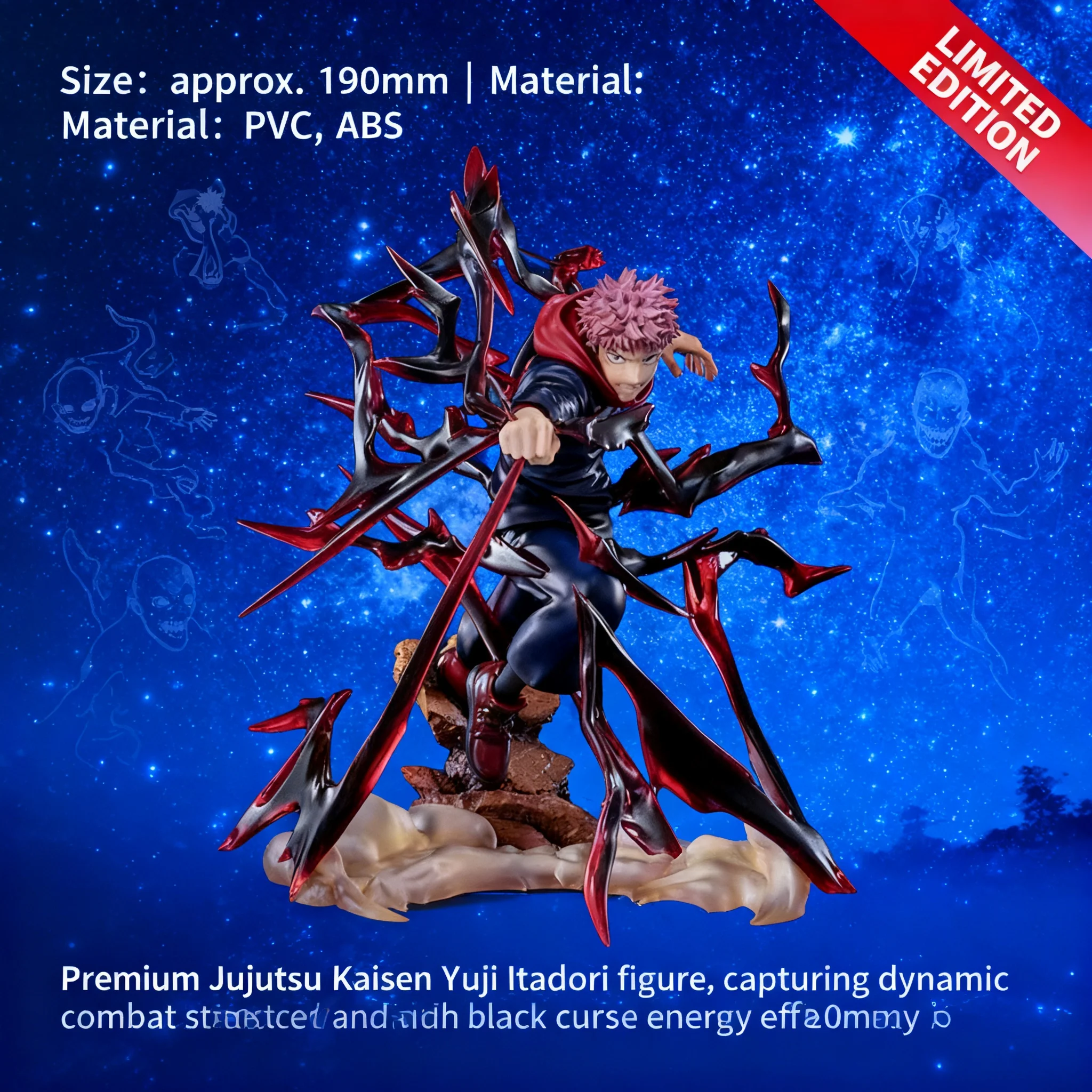 

Jujutsu Kaisen Yuji Itadori Anime Figure Special Effect Action Figure Wholesale Stock