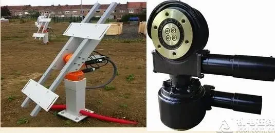 SVH3 Waterproof IP65 IP66 Slewing Drive Worm Drive Solar Tracker Enclosed Twin Shaft Motor