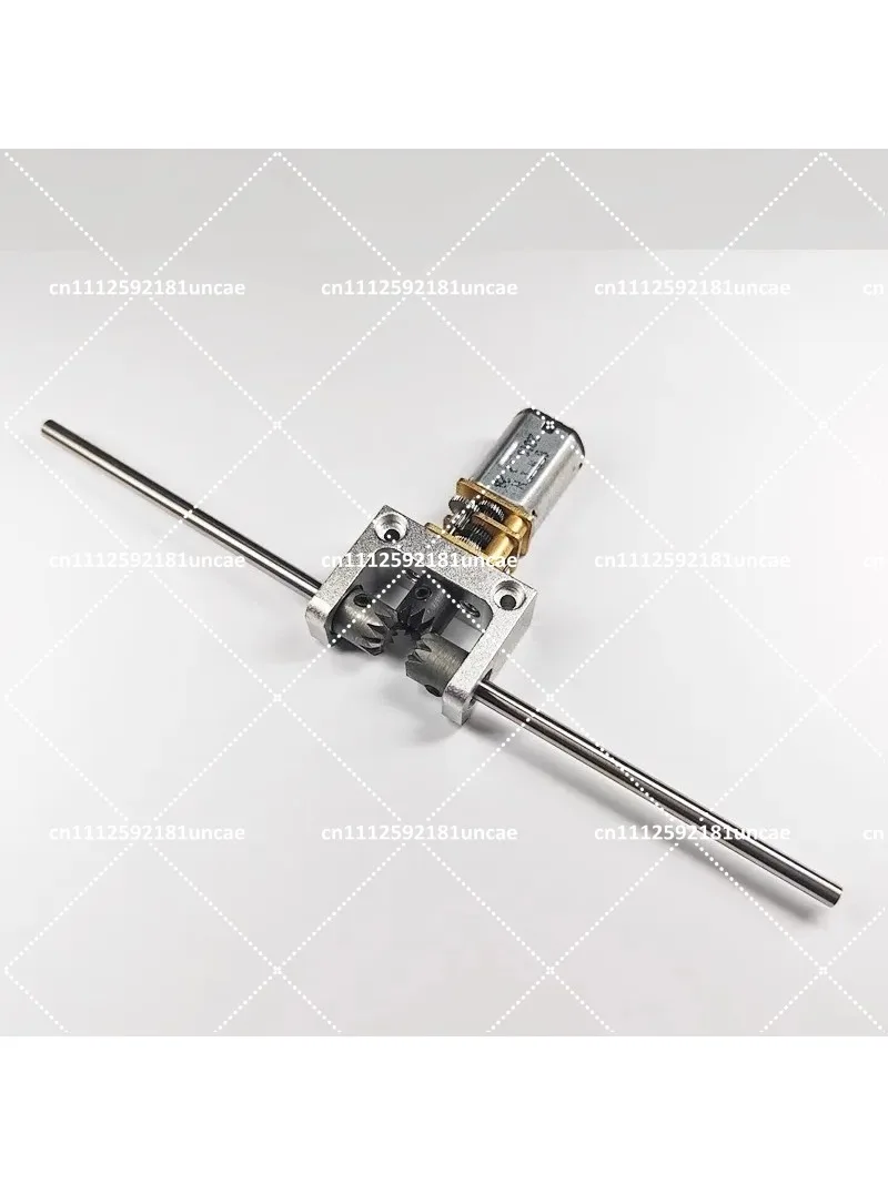 2/3mm Shaft N20 Motor 90 Degree 1:1 Bevel Gearbox T-Type Power Transmission Gear for DIY Robotics