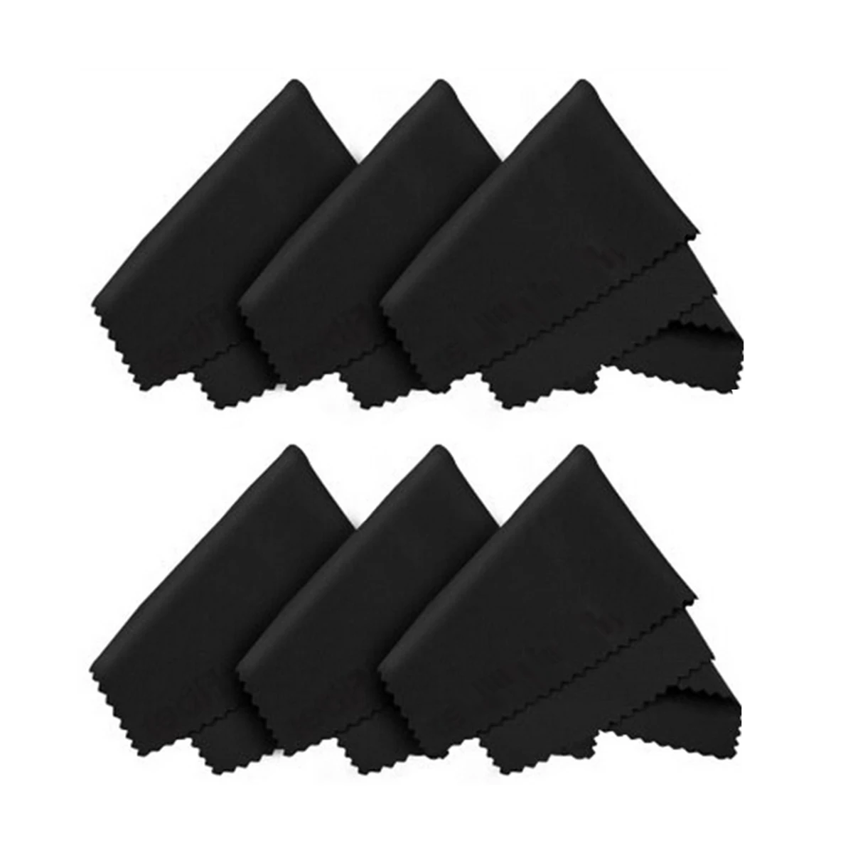 

6 Pack Reusable Microfiber Cleaning Cloth 7x5 9inch Wipes for Glasses Screens Electronics Stainless Steel Home Cleaning Supplies