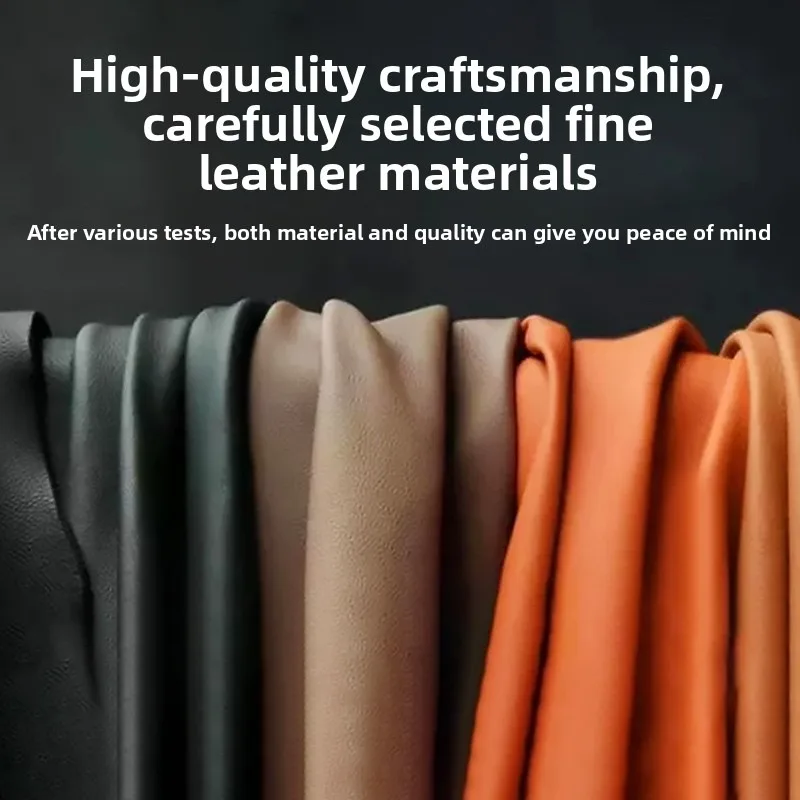 Capa protetora/capa para fones de ouvido Bluetooth Apple AirPods Pro 3 - Capa de couro simples de cor sólida estilo empresarial