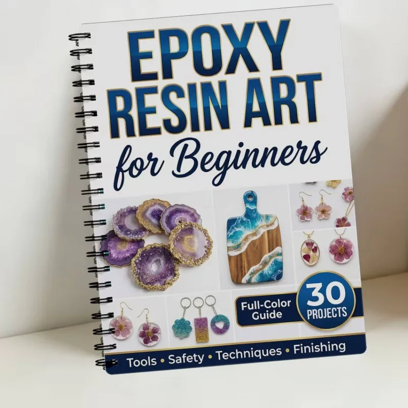 Epoxy Resin Art Handbook Beginner Craft Making Guide Learning Manual