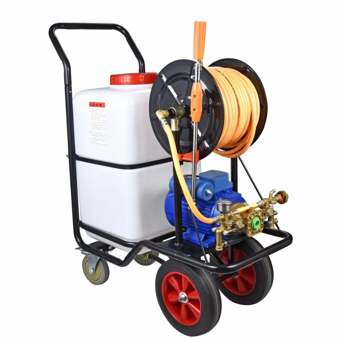 LMM60L cart type four-stroke 220V high pressure agricultural sprayer cleaning machine