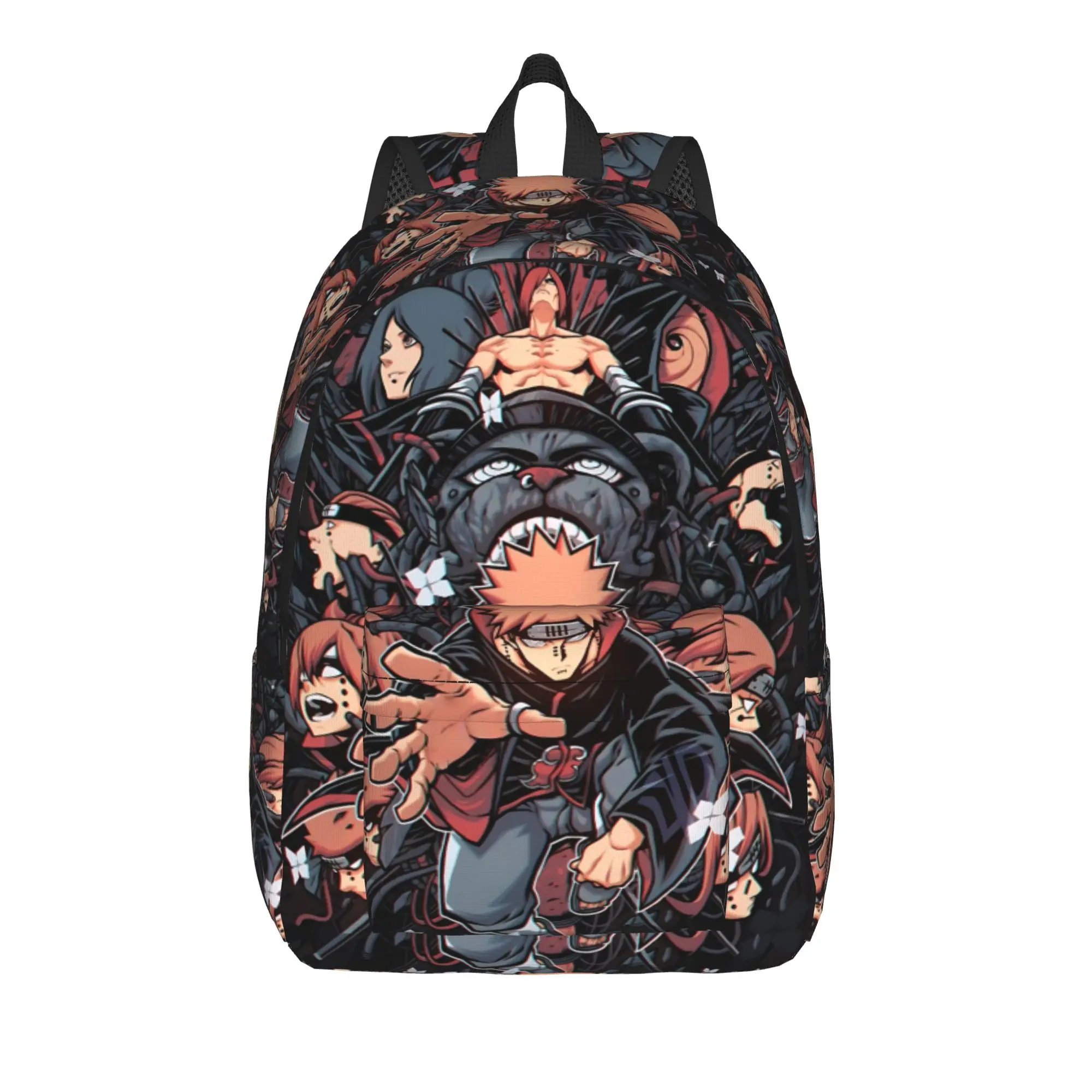 Fashion Naruto anime comic Backpack  Mochilas Dual-Use Office Work Retro Washable Rucksack