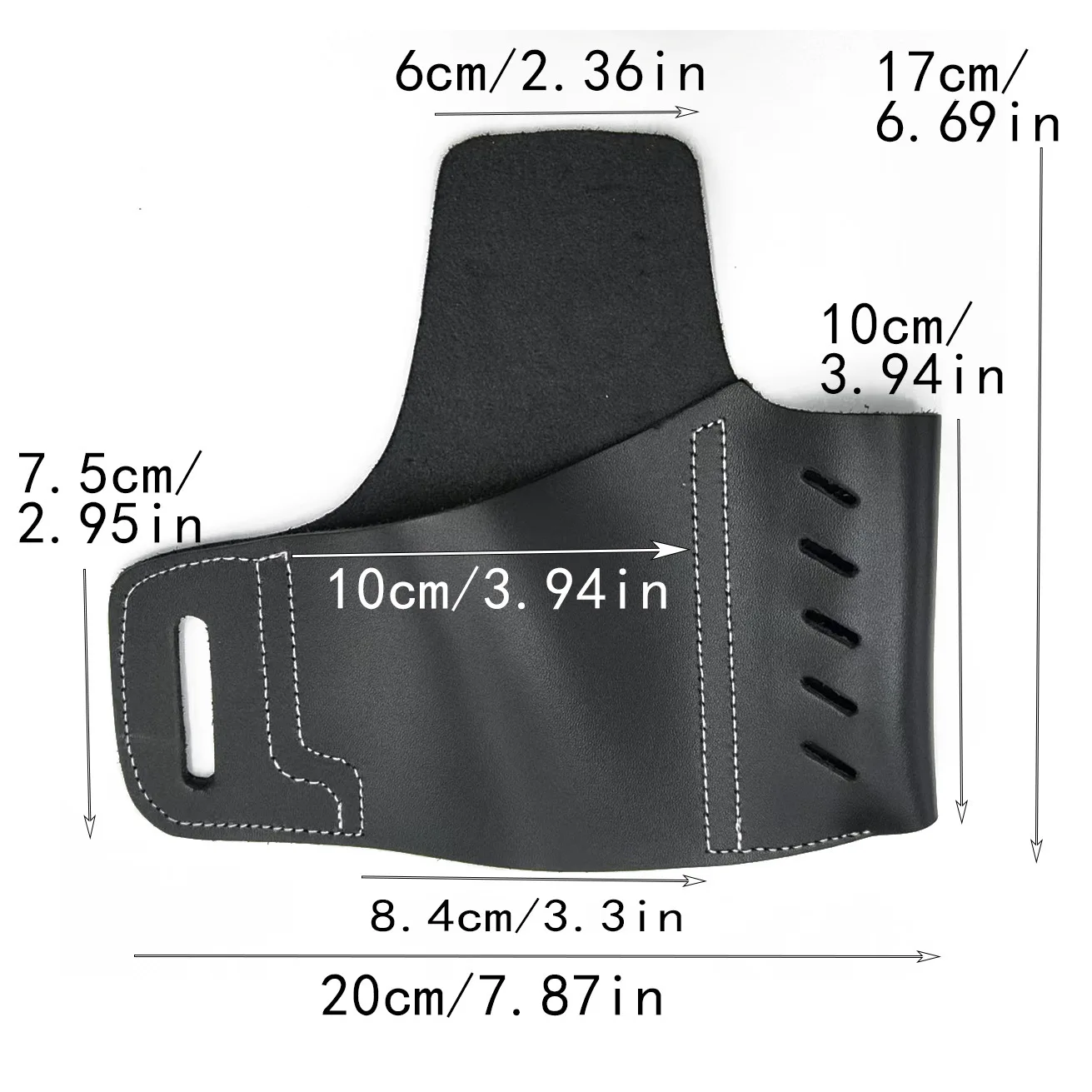 Funda táctica cuero EDC para cintura – Bolsa portátil caza y outdoor - imagen 5