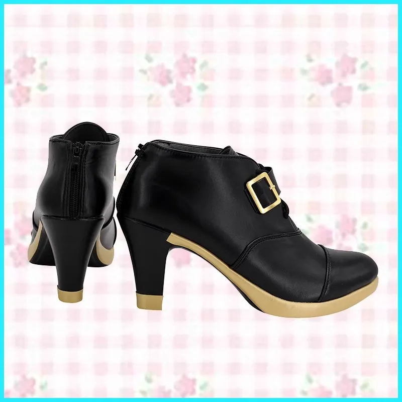 Anime Vtuber Tokoyami Towa Hoshimati Suisei Cos Nakiri Ayame Akai Haato Houshou zapatos de Cosplay marino Hololive mujeres hombres botas