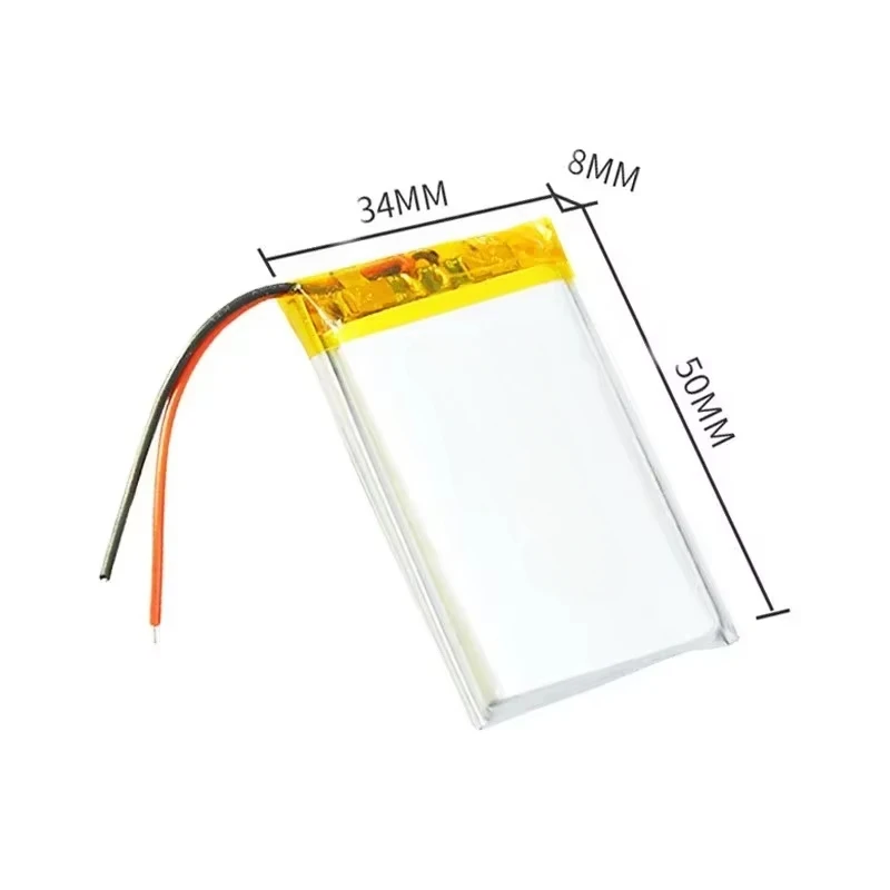 2Pcs~10pcs 803450 3.7V 1500mAh Polymer Lithium Rechargeable Battery For Lighting Bluetooth Headset Game Controller Camera Video