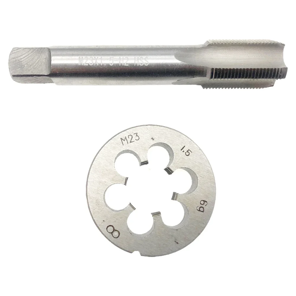 

M23 X 1.5 Tap and Die Set Right Hand Threading Tool M23x1.5mm Die M23X1.5 Thread Tap RH M23x1.5 Tap Die Set Thread Repair Tool