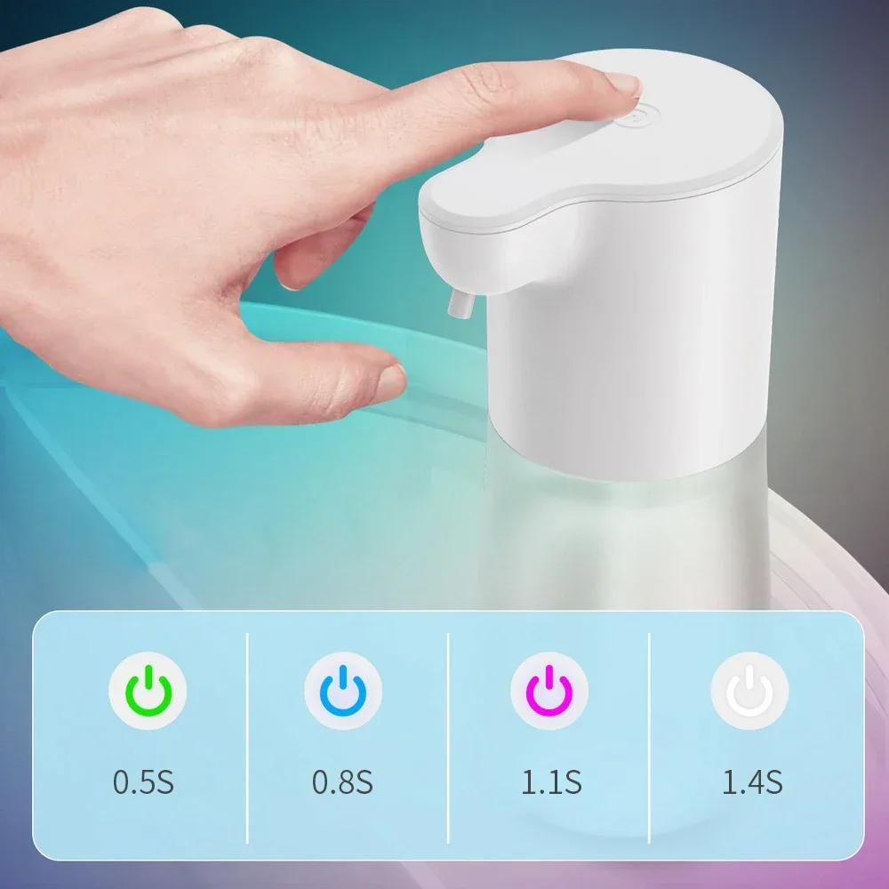 Dispensador automático de espuma de indução, USB Smart Infrared Touchless Hand Washer para cozinha e banheiro, 2 anos de garantia, 600ml